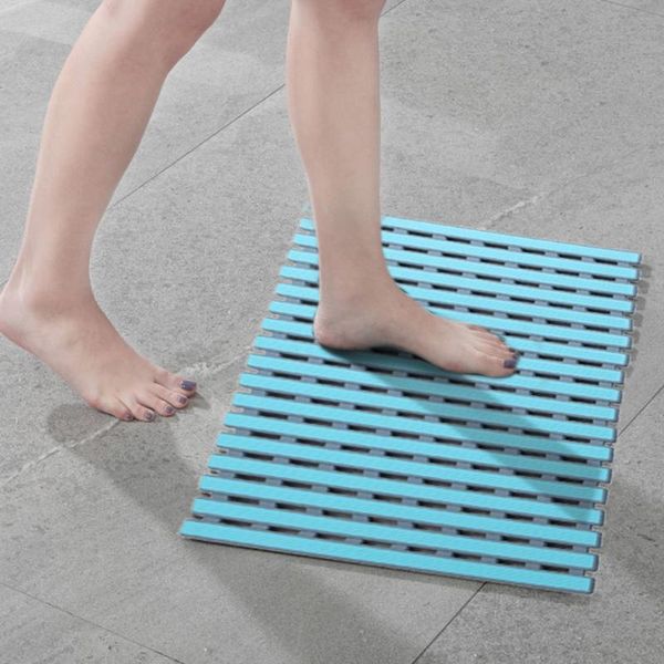 

bath mats bathroom anti-slip mat with suction cup and drainage mat, carpet hole is easy to dry environmentally friendly