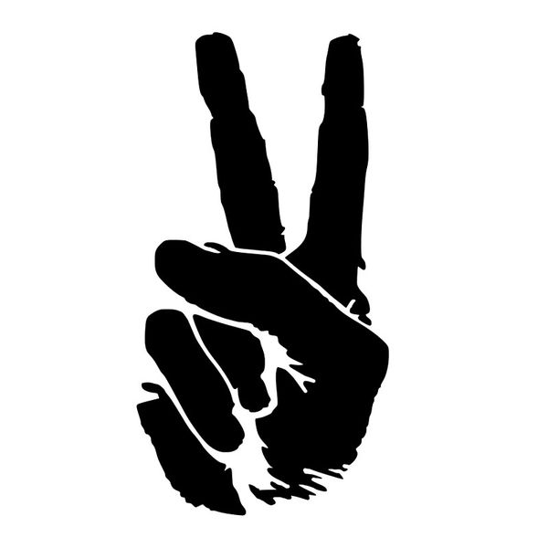 

8.3*15.9cm interesting game lovely hand finger car sticker vinyl decoration