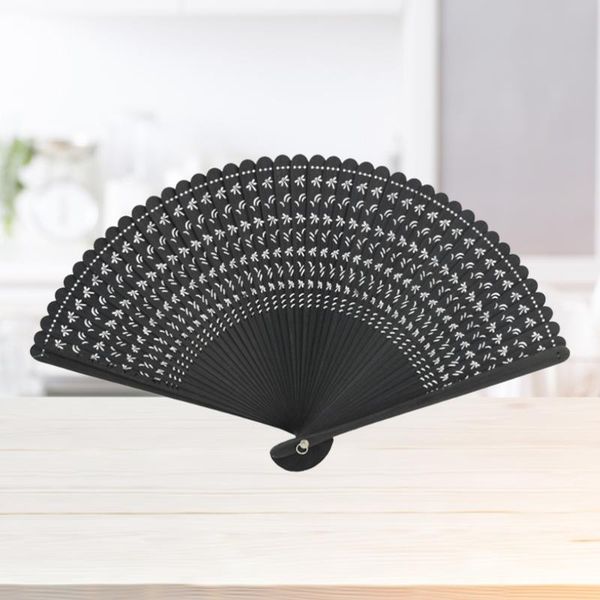 

chinese style bamboo fan folding dance hand fans elegant gift for ladies black dragonfly other home decor