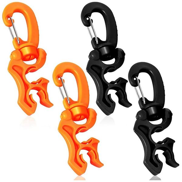 

pool & accessories 4 pieces scuba hose holders diving holder clips double bcd dive with clip plastic