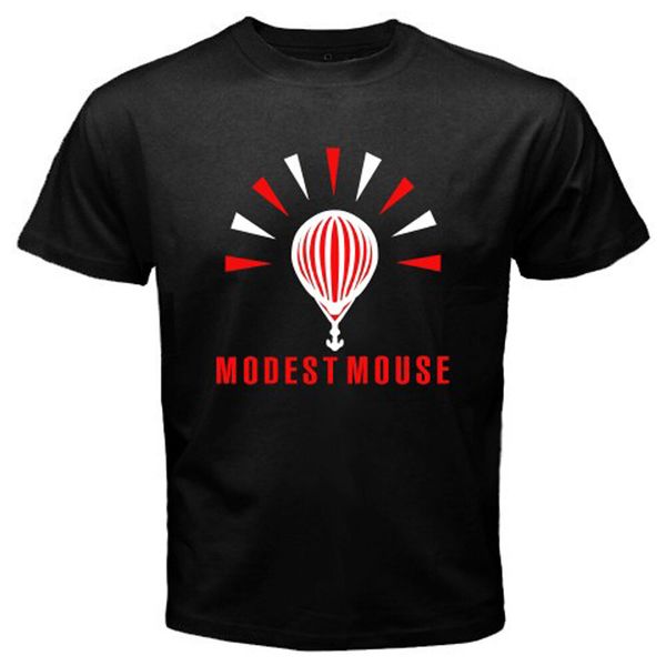 

new modest mouse logo men's black t-shirt size s to 3xl, White;black