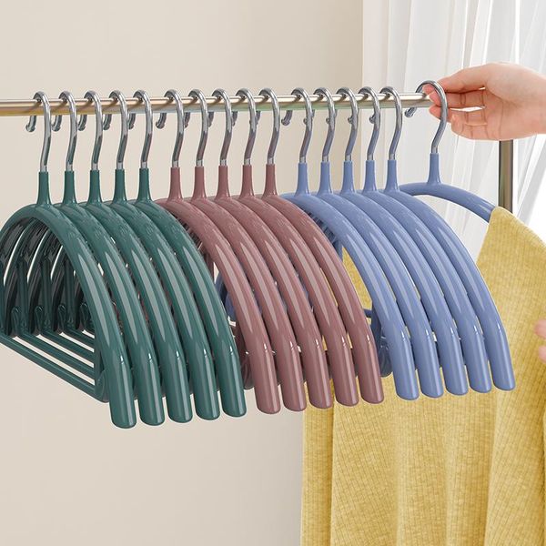

hangers & racks fashion clothes thicken manganese steel drying seamless anti-slip windproof anti-rust clothing hanger organization
