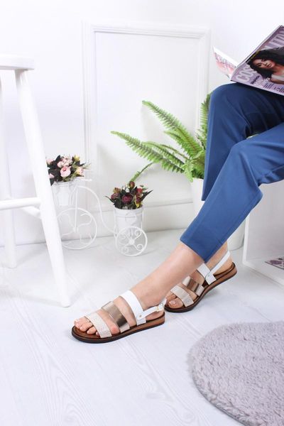

sandals genuine leather women 's, Black