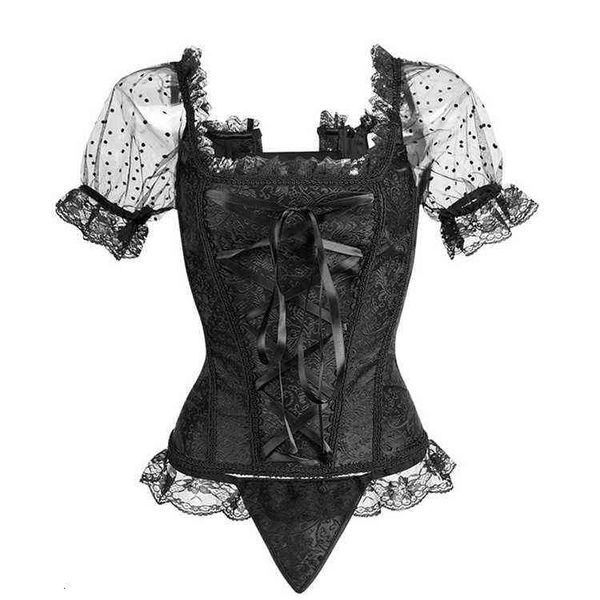 

waist tummy shaper corset court multicolor strapls one neck sleevels lace up over shoulder tight women's body shaping drs