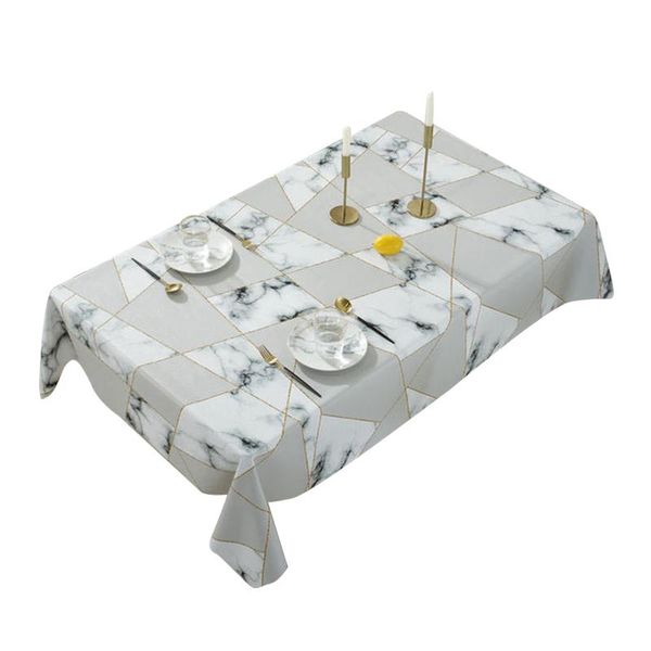 

fashion printed easy clean el kitchen oilproof pvc waterproof home decor wedding party banquet reusable rectangle tablecloth table cloth