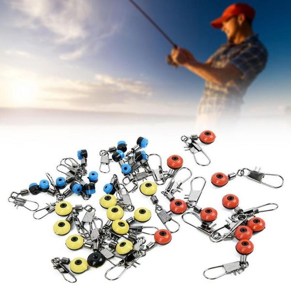 

50pcs/lot fishing float bobber s space beans connectors sea saltwater tools equipment plastic metal accessories