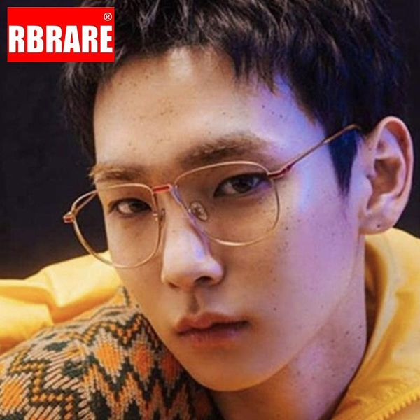 

fashion sunglasses frames rbrare alloy oversized glasses frame men/women designer for women/men vintage eye women, Black