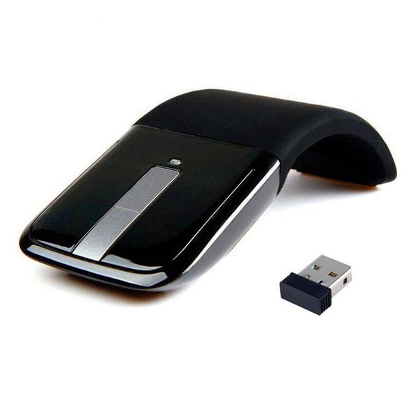 

mice foldable wireless mouse folding arc touch 1200dpi optical computer bluetooth mause for pc laptop