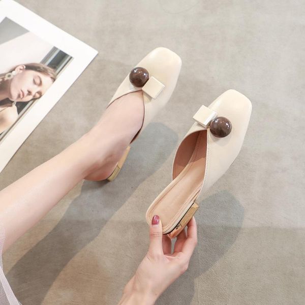 

slippers 8 style women's 2021 autumn shoes baotou half outdoor size 34-41, Black