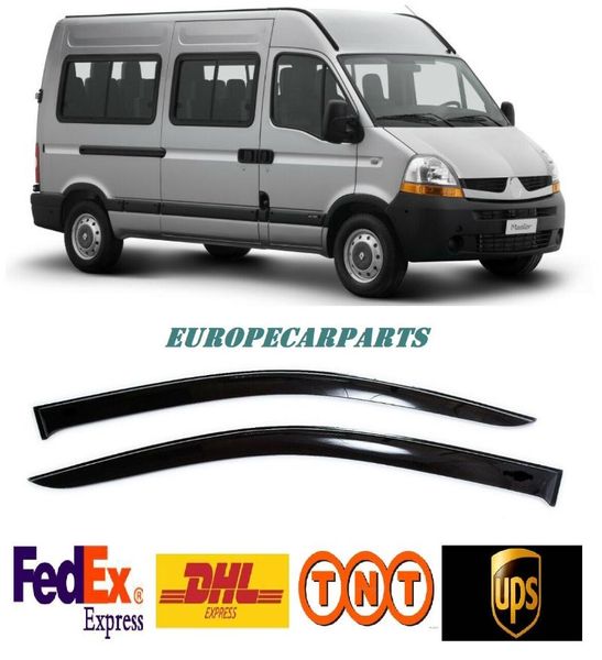 

car sunshade for master 1998-2009 side window visors sun rain guard vent deflectors 2 pieces