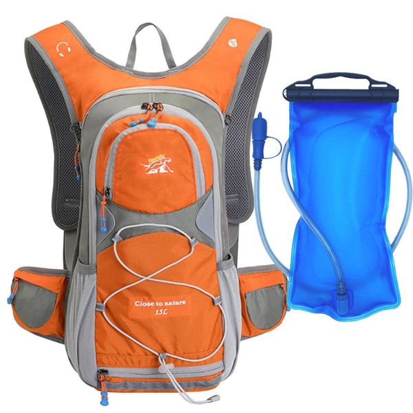 

outdoor bags bike portable waterproof backpack 15l cycling water bag sport climbing hiking pouch hydration