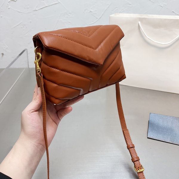 

women evening bags little sheep leather loulou handbags ladies gold/sliver symbol soft shoulder bags designers crossbody purses with box