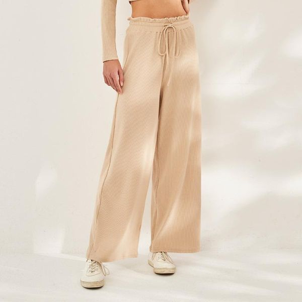 

yoga outfit wide-leg pants summer loose sports casual black quick-drying ladies comfortable outdoor straight sportswear