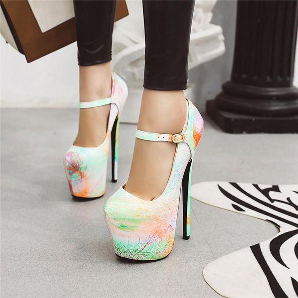 

dress shoes 2021 spring high heels with 20cm fashion size, Black