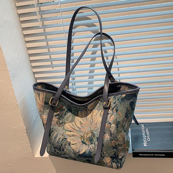 

evening bags vintage fashion female tote bag 2021 pu leather women's designer handbag capacity shoulder messenger