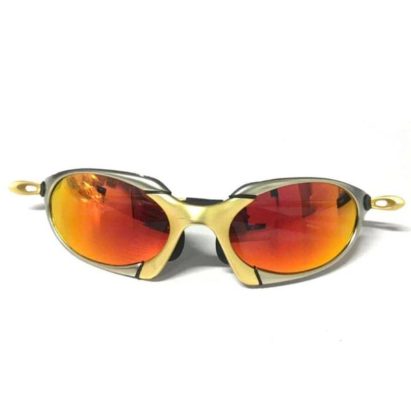 

outdoor eyewear mtb sports riding cycling sunglasses metal frame polarized glasses men's uv400