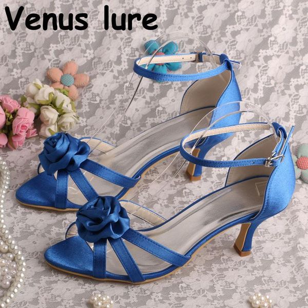 

ribbon lace up shoes royal blue wedding heels flower sandals mid, Black