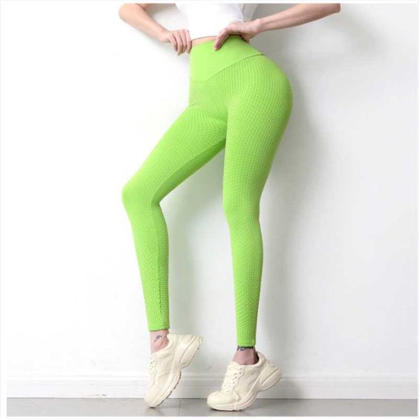

yoga outfit push up leggings buscrunch seamless sportswear fitness women pants bright color high waist workout tight
