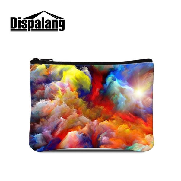 

coin purses dispalang fashion style wallet for men small girl's purse pretty guy bag 3d print colorful picture on mini women pocketbook, Red;black
