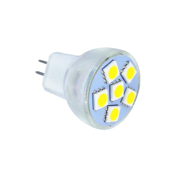 

bulbs 6pcs/lot acdc12v led spotlight mr8 12v 6smd ac12v dc12v