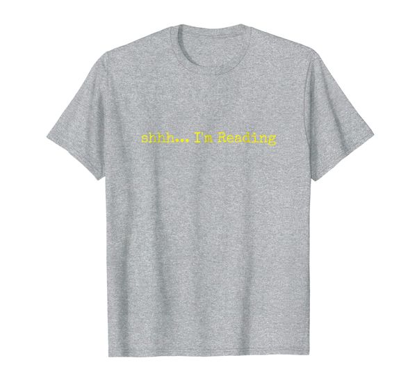 

shhh... im reading t-shirt for book lovers, White;black