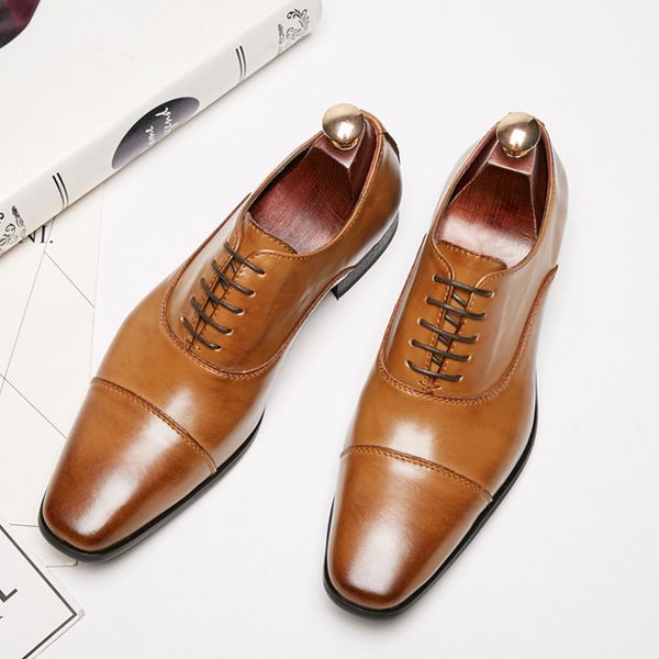 

pointed toe busins drs shoes for men, Black