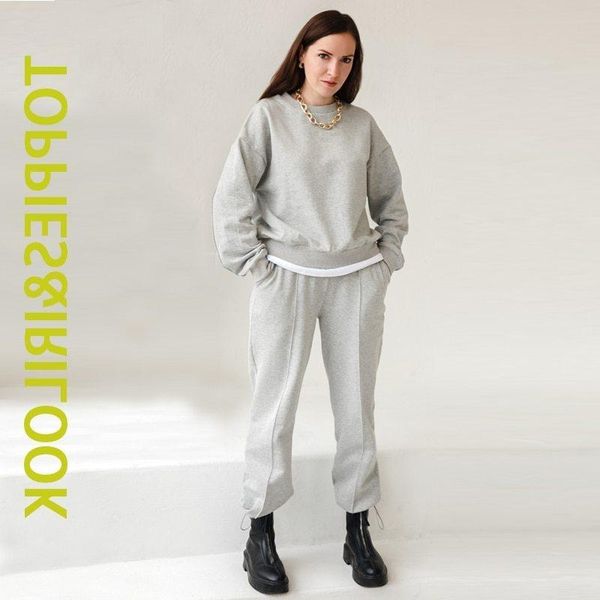 

women's two piece pants women ies 2021 sweatshirts set female tracksuits harajuku hoodies pullovers sweatpants, White