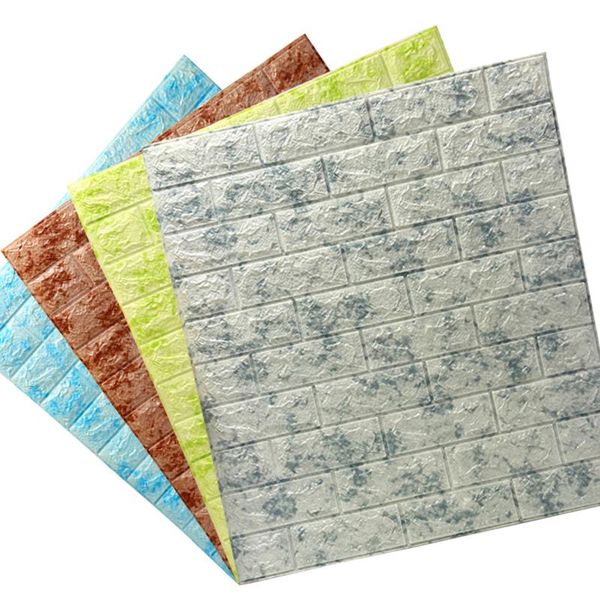 

wallpapers self adhesive 3d brick wallpaper sticker for living room bedroom tv back ground wall coving waterproof diy foam