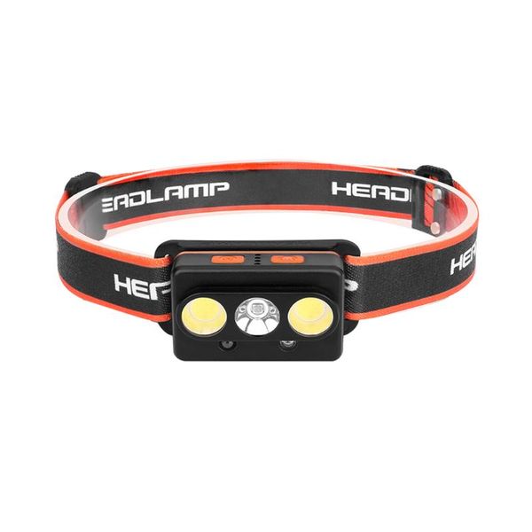 

headlamp usb rechargeable xpg cob waterproof 7 modes outdoor lighting headlight motion sensor work light torch headlamps