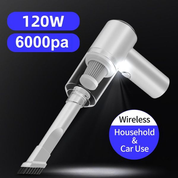 

vacuum cleaner car led light wireless charging wet & dry dual-use mini pet hair hand held
