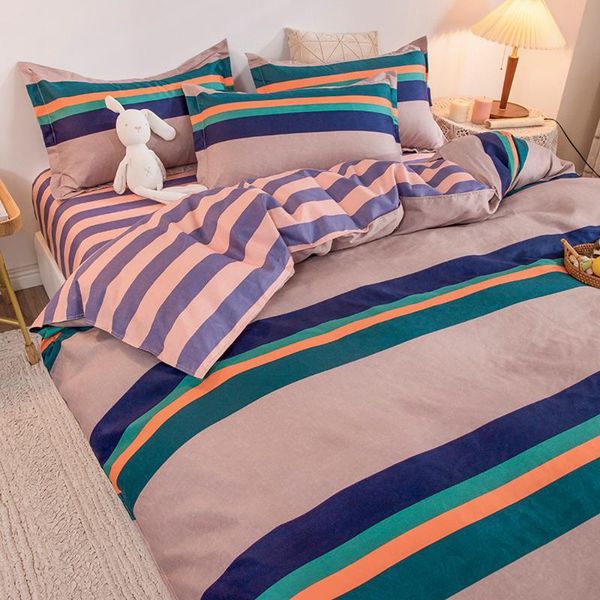 

bedding sets set 4-piece printed bed linen euro 150x200 comforter cover pillowcase sheet 180x220 135x200 200x200 twin king size