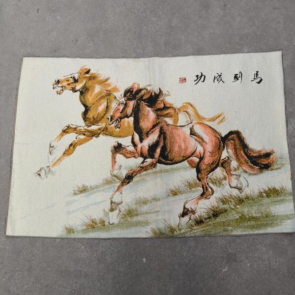 

other arts and crafts brocade painting silk exquisite embroidery thangka horse to success