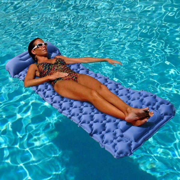 

outdoor pads foot feet inflatable pad bump tent sleeping beach mats multi-function air mattress