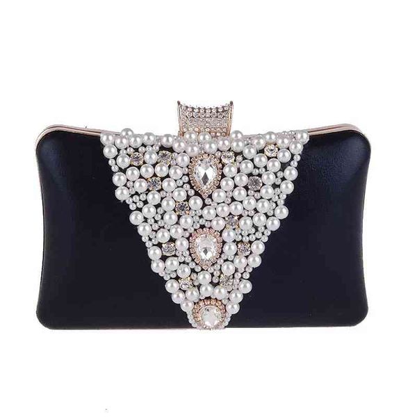 

cavilly v-shaped pearl big hand holding dinner bag handmade annual meeting