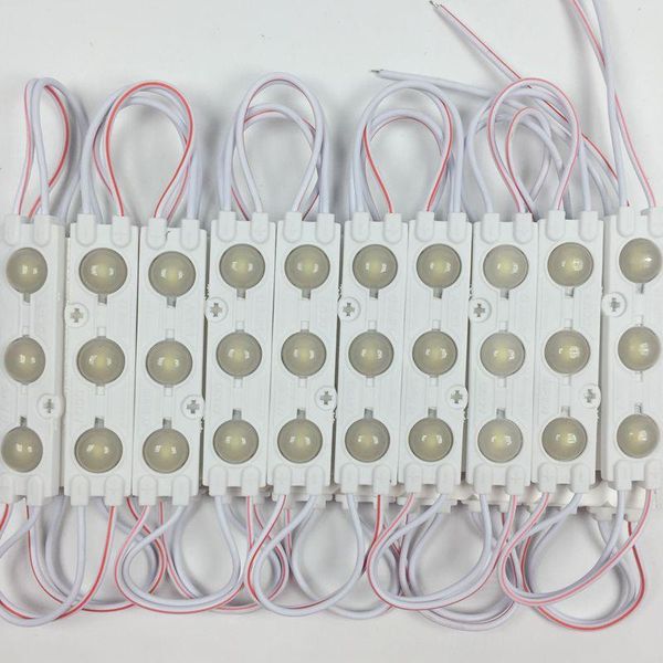 

1000pcs/lot 1.5w smd 5730 3 led module lighting waterproof injection with lens dc12v advertisement design modules lamp wholesale