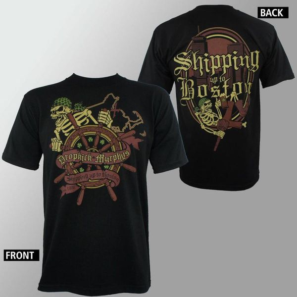 

men's t-shirts authentic dropkick t shirt for men harajuku murphys up to boston t-shirt s m  xl 2xl, White;black