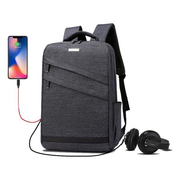 

backpack male leisure 2021 15.6 inch lapusb men anti theft bagpack travel bag business trip school pack mochila