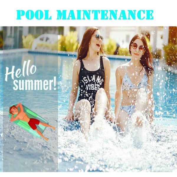 

pool & accessories 6-in-1 swimming test paper residual chlorine ph value alkalinity hardness strip water tester cleaner