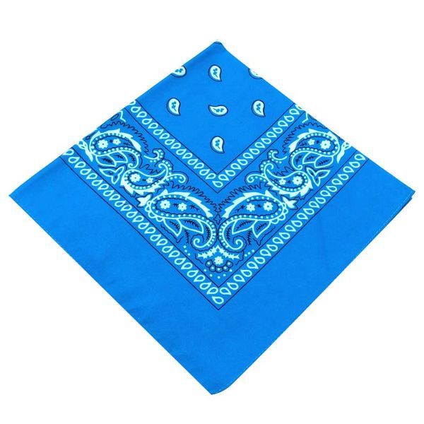 

scarves hair band scarf bandana multipurpose fashion casual headwear square necktie decoration large wrap paisley print polyester, Blue;gray