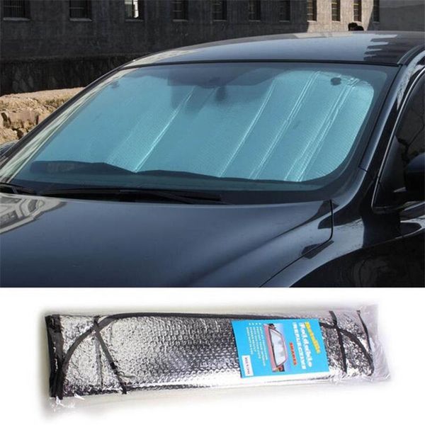 

car sunshade cover front windshield block snow frost sunscreen insulation pad rear window aluminum foil anti-uv sun visor