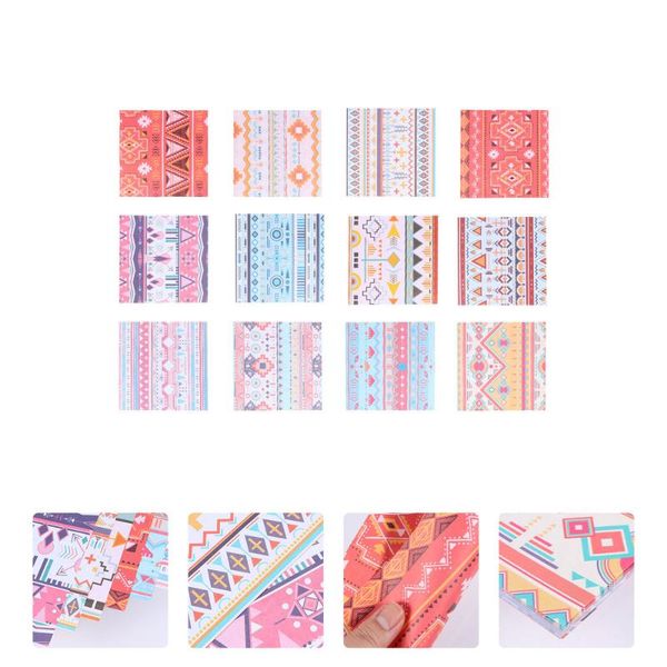 

other arts and crafts 100pcs diy origami paper double-sided printing bohemian style folding papers