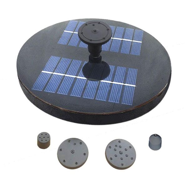 

garden decorations 1.6w/1.4w/1.2w solar water pump pool fountain pond sprinkler sprayers