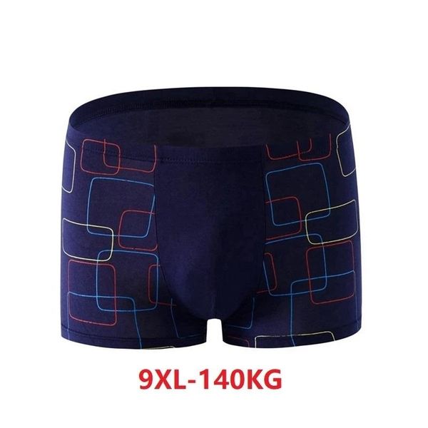 

underpants plus size men boxer cotton modal elasticity large 7xl 8xl 9xl underwear breathable soft shorts 140kg 68 70, Black;white