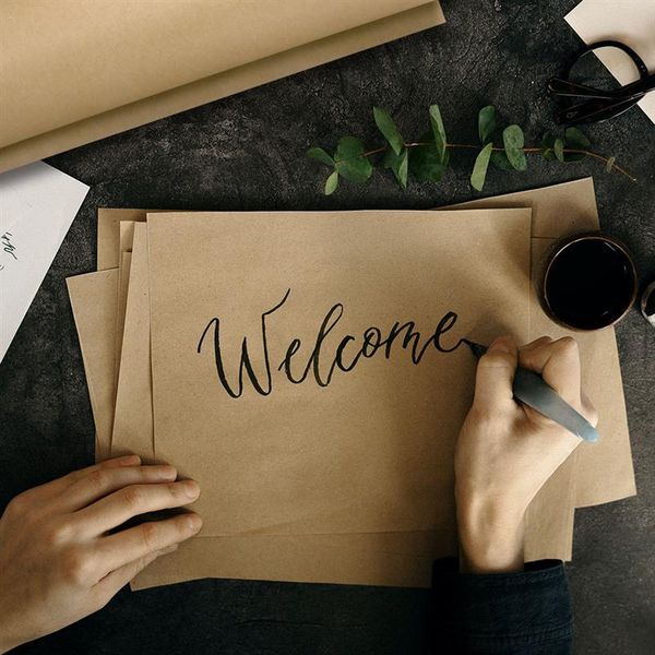 

gift wrap great brown kraft paper roll for wedding birthday party handmade wrapping craft poster home decor 30x300cm