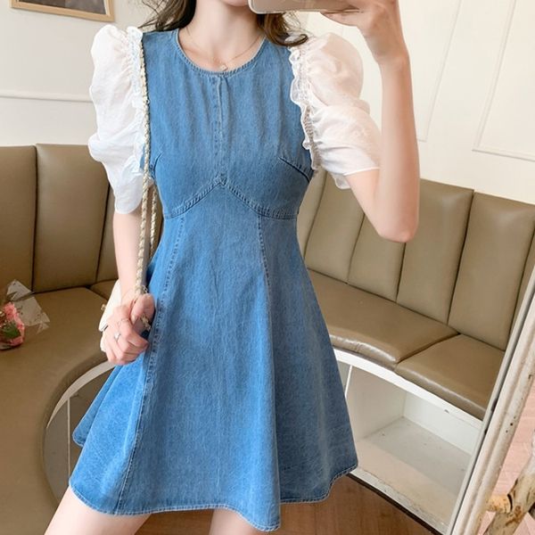 

women summer casual boho dress elegant square collar floral print short sleeve party holiday chiffon dress robe 210518, Black;gray
