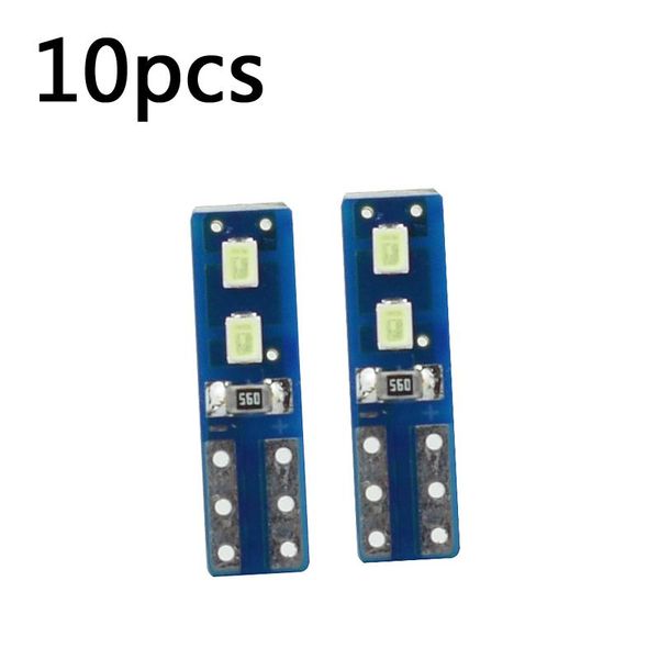 

emergency lights 10pcs t5 led bulb w3w w1.2w 2021 4smd car wedge dashboard auto lamp warming indicator instrument light