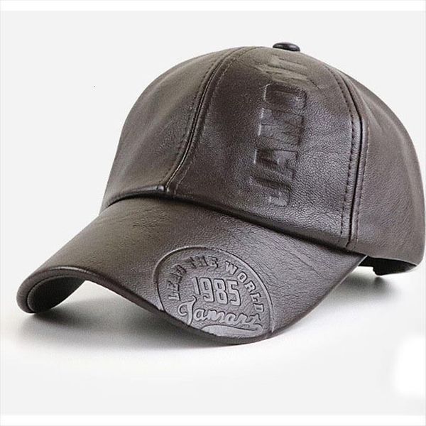 

pu leather autumn and winter baseball cap embossed concave european american fashion mens outdoor wholesale, Blue;gray