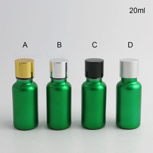 

storage bottles & jars 20 x refillable essential oil bottle e liquid perfume vials containers 20ml travel with gold silver black lids
