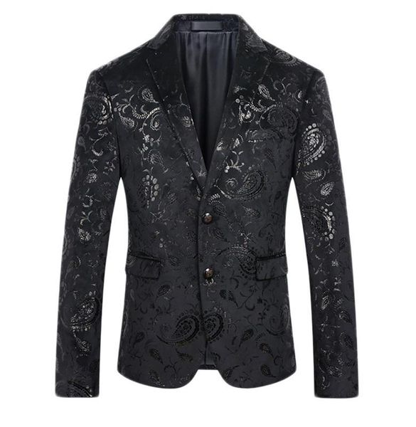 

men's suits & blazers allthemen slim fit blazer masculino men black stylish party stage prom jacket suit mens coat costume 1l1f, White;black