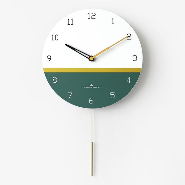

wall clocks simple silent living room clock modern design watch pendulum stickers zegary decor bi50wc